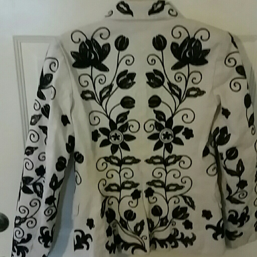 Authentic Gorgeous Vintage Sequin Light Gray & Bl… - image 4